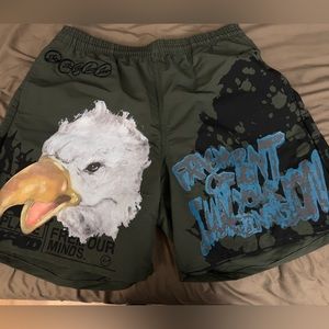 Cactus jack fragment shorts